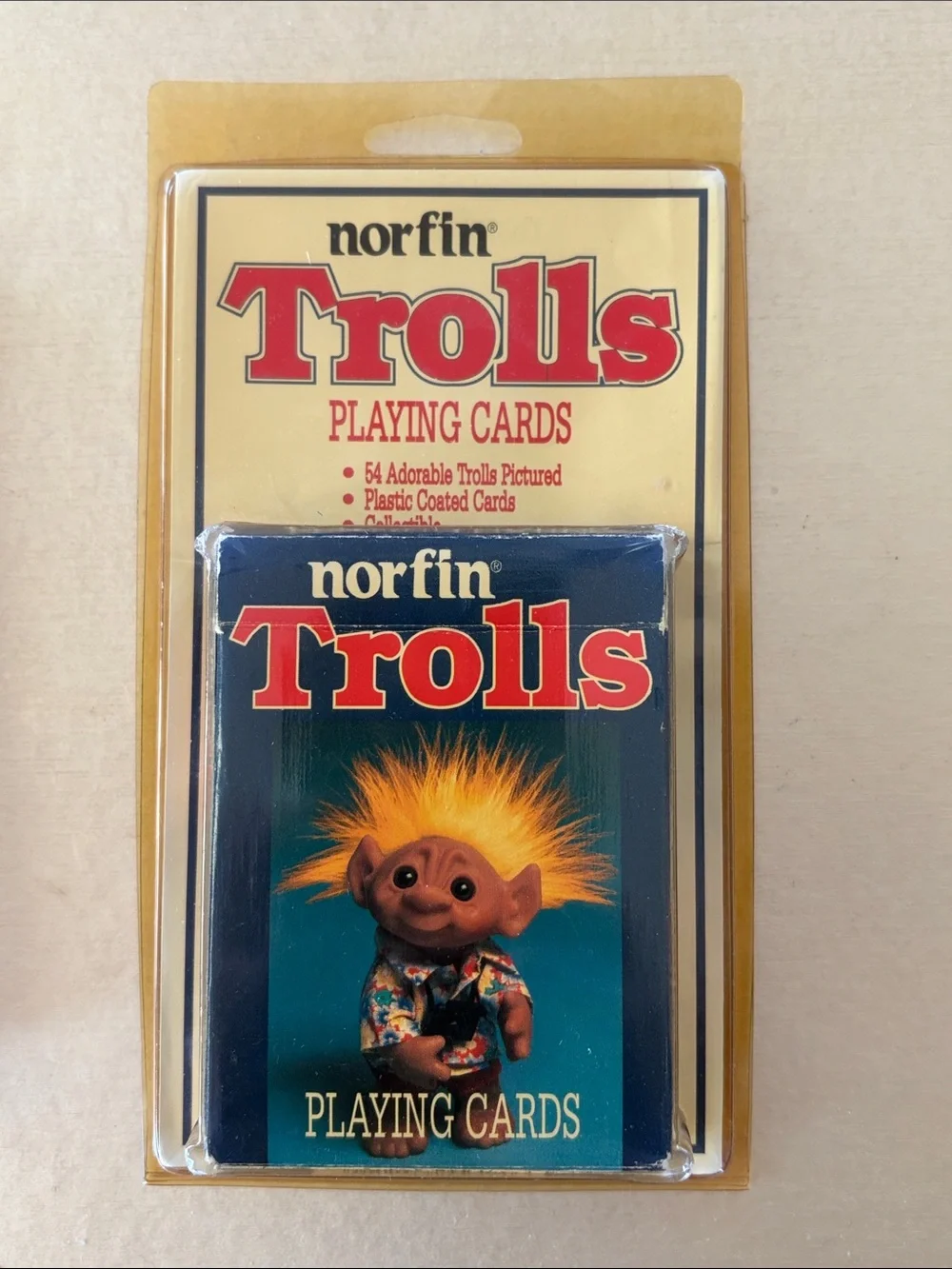 Nortin Trolls Playing Cards 1992 Fundex